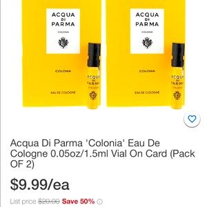 24 vial acqua di parma colonia